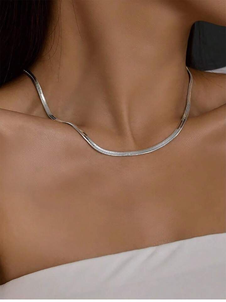 Snake Chain Necklace – 4 MM
