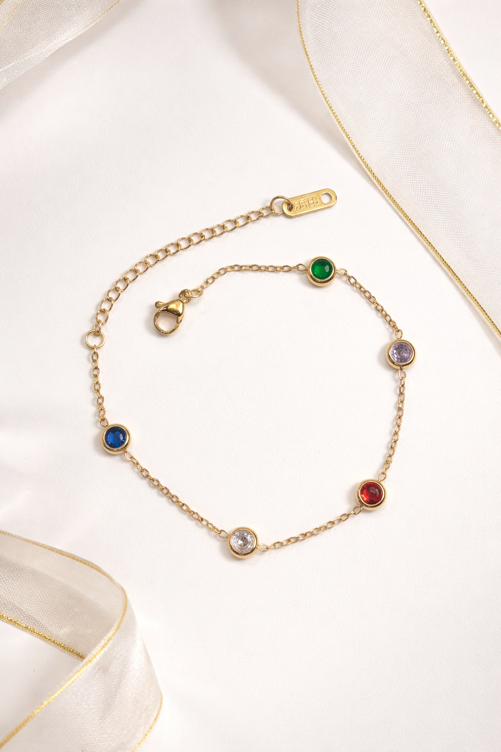 Multicolour Gemstone Bracelet