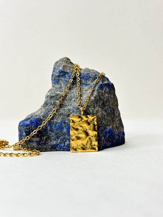 Ripple Pendant Necklace - 18K Gold Plated | Waterproof | Anti-Tarnish