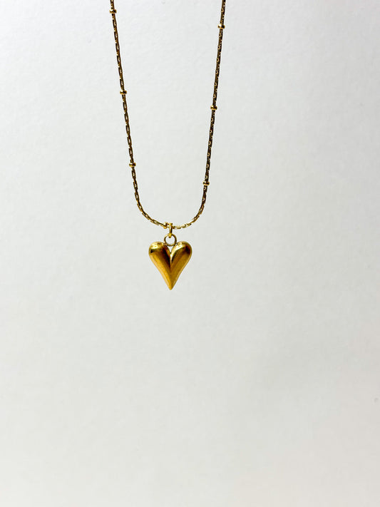 Heart Pendant Necklace - 18K Gold Plated | Waterproof | Anti-Tarnish