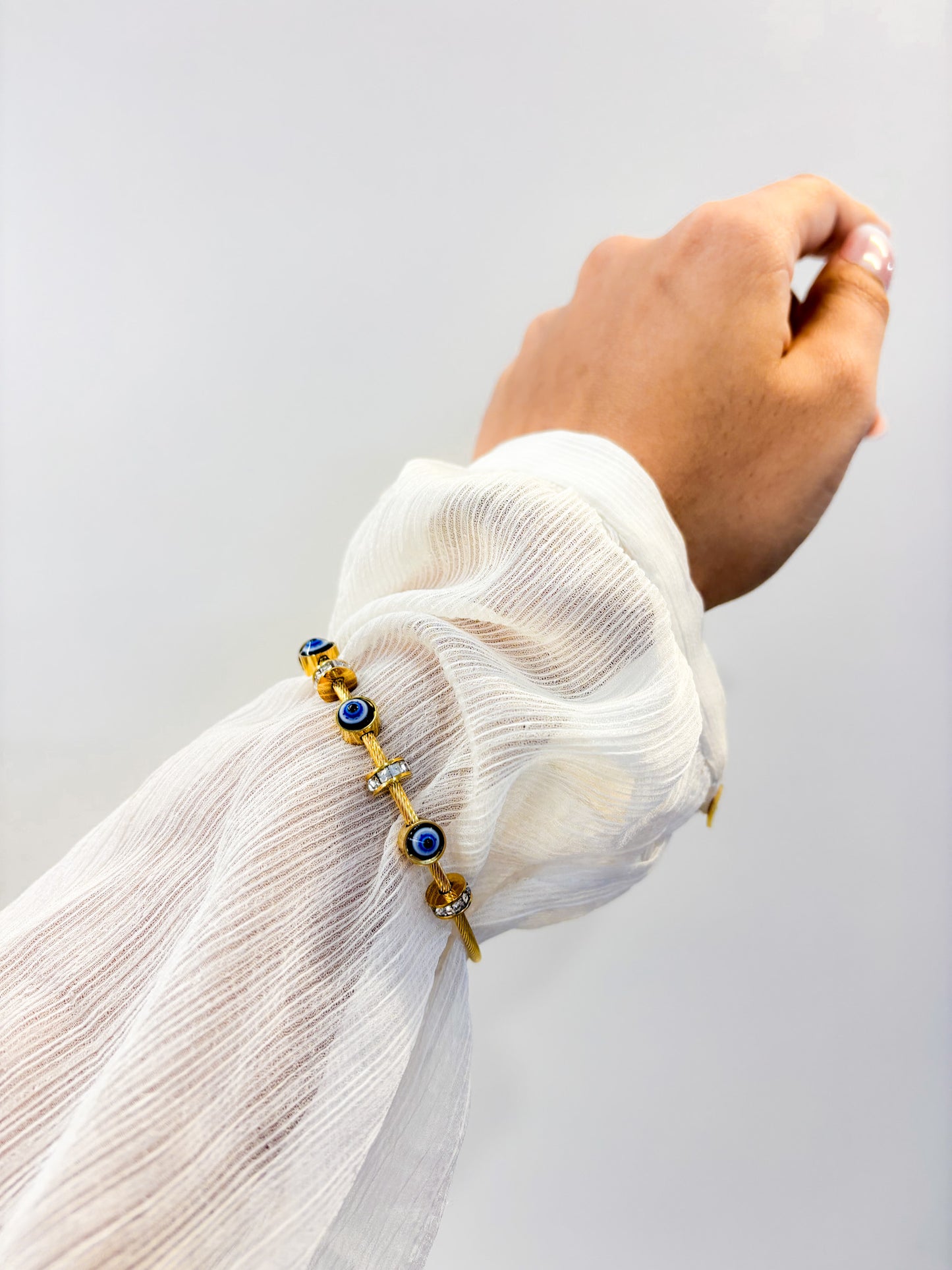 Evil Eye Bracelet - 18K Gold Plated | Waterproof | Anti-Tarnish