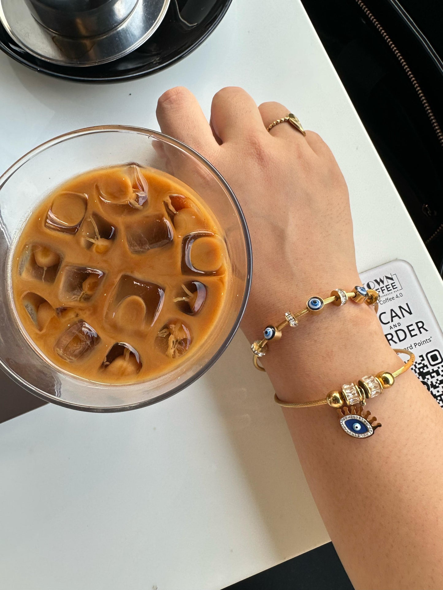 Evil Eye Charm Bracelet - 18K Gold Plated | Waterproof | Anti-Tarnish