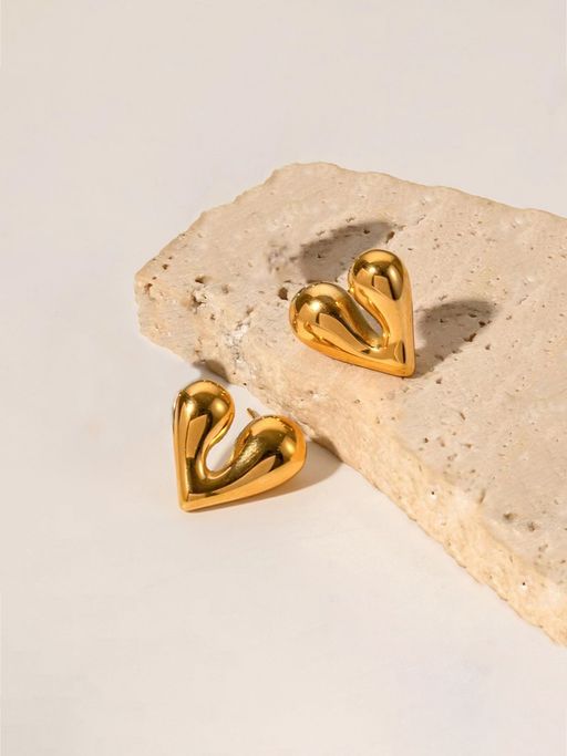 Chunky Heart Earrings