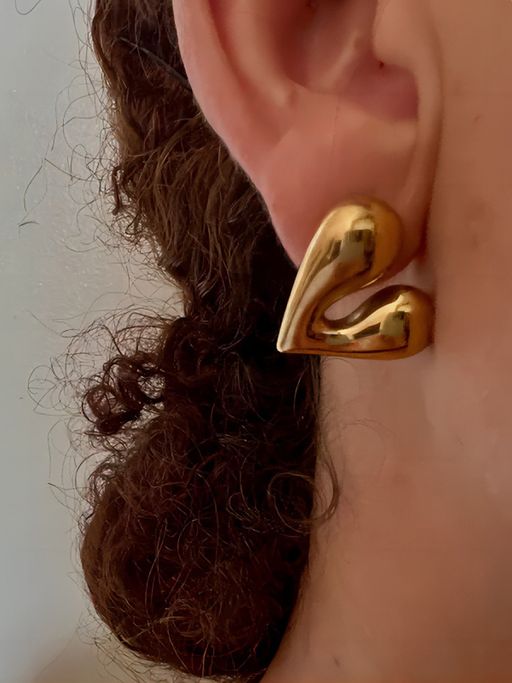 Chunky Heart Earrings
