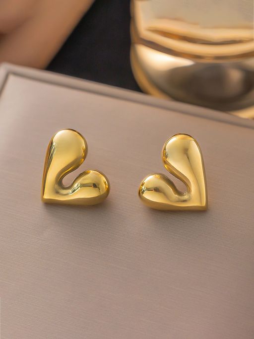 Chunky Heart Earrings