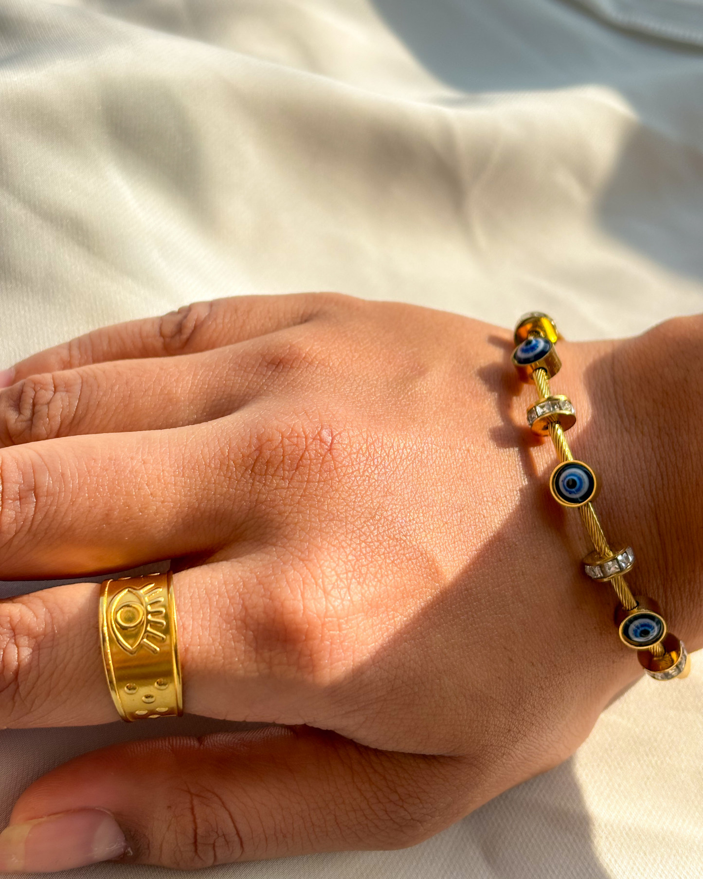 Celeste Eye Ring - 18K Gold Plated | Waterproof | Anti-Tarnish