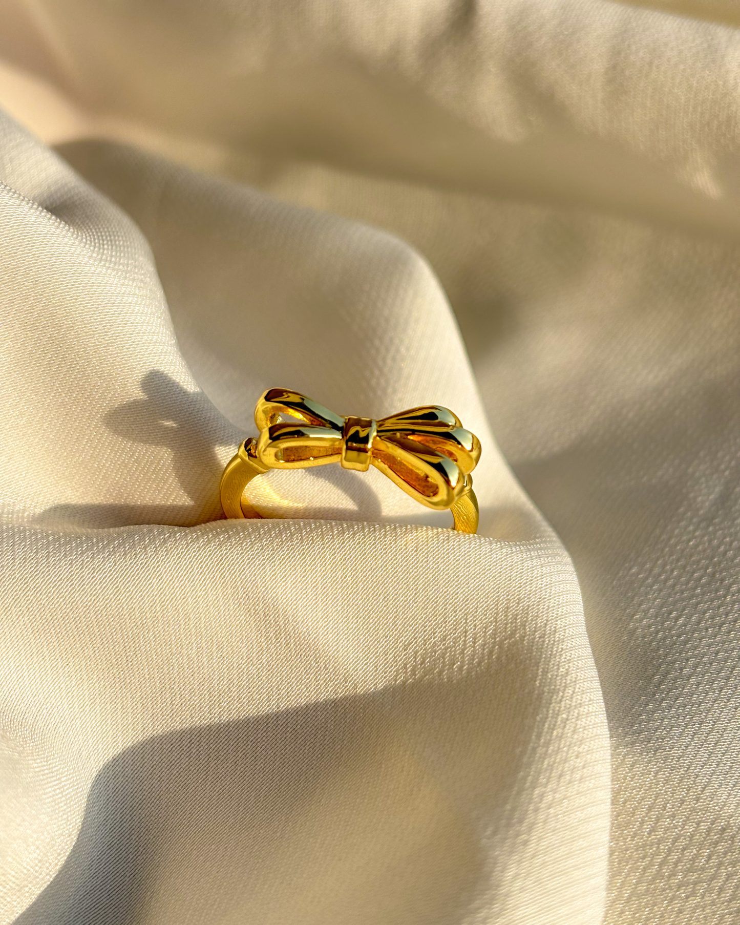 Luna Bow Ring - 18K Gold Plated | Waterproof | Anti-Tarnish