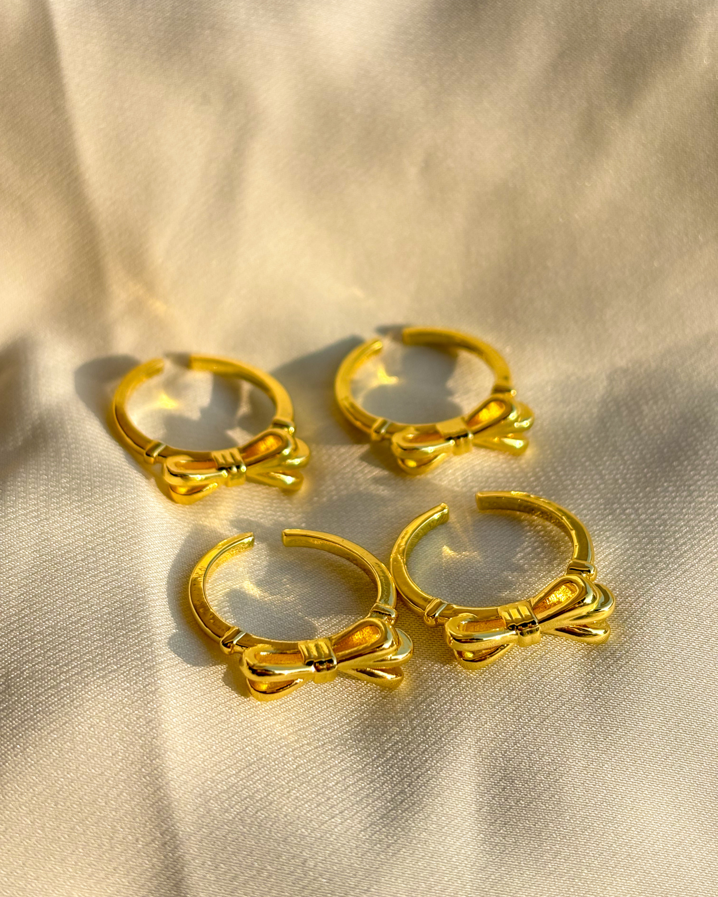 Luna Bow Ring - 18K Gold Plated | Waterproof | Anti-Tarnish