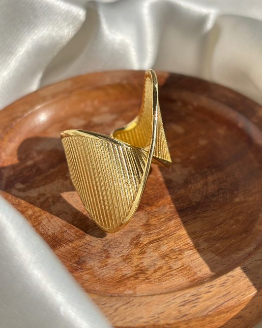 Vortex Ring  -  18K Gold Plated | Waterproof | Anti-Tarnish