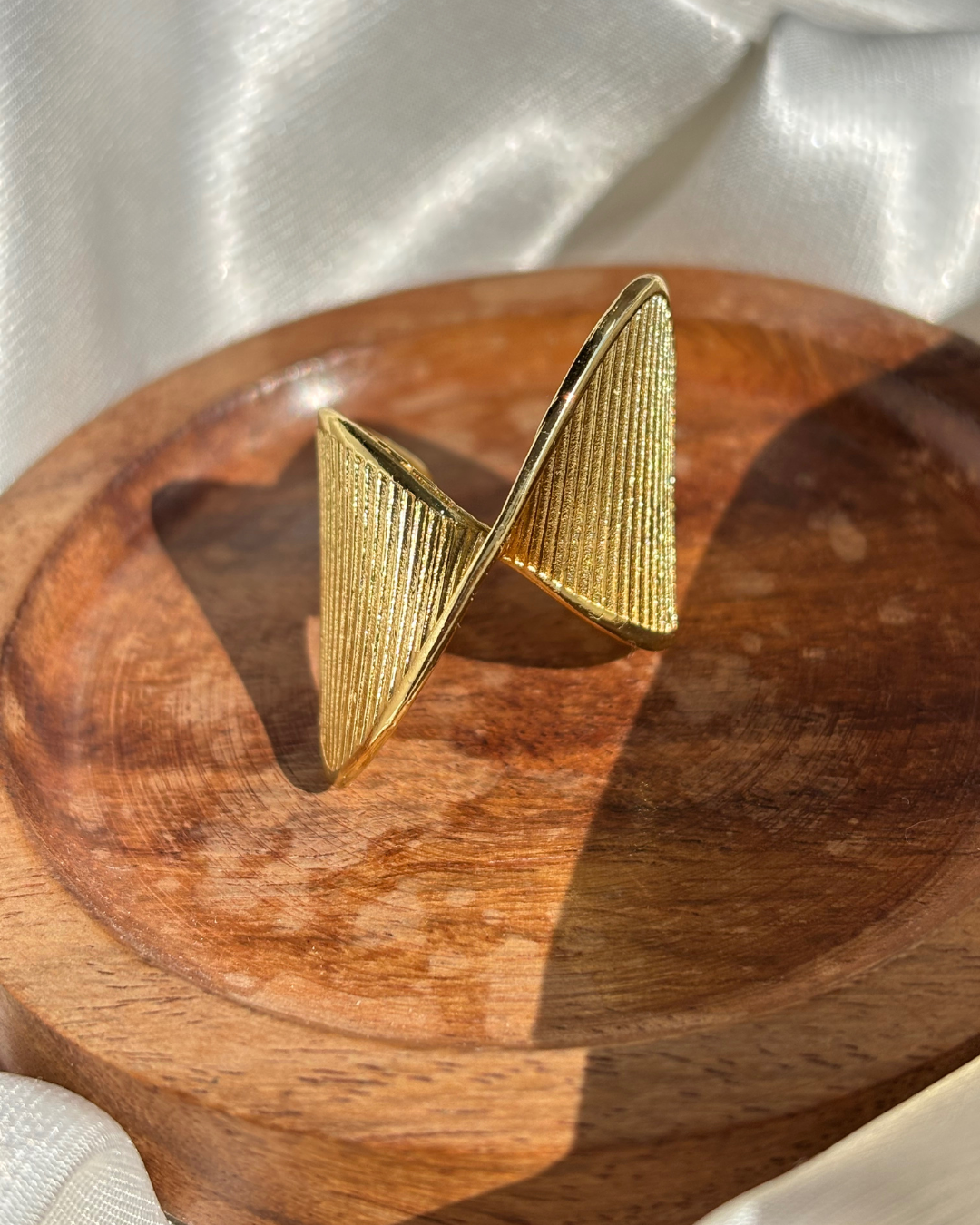 Vortex Ring  -  18K Gold Plated | Waterproof | Anti-Tarnish
