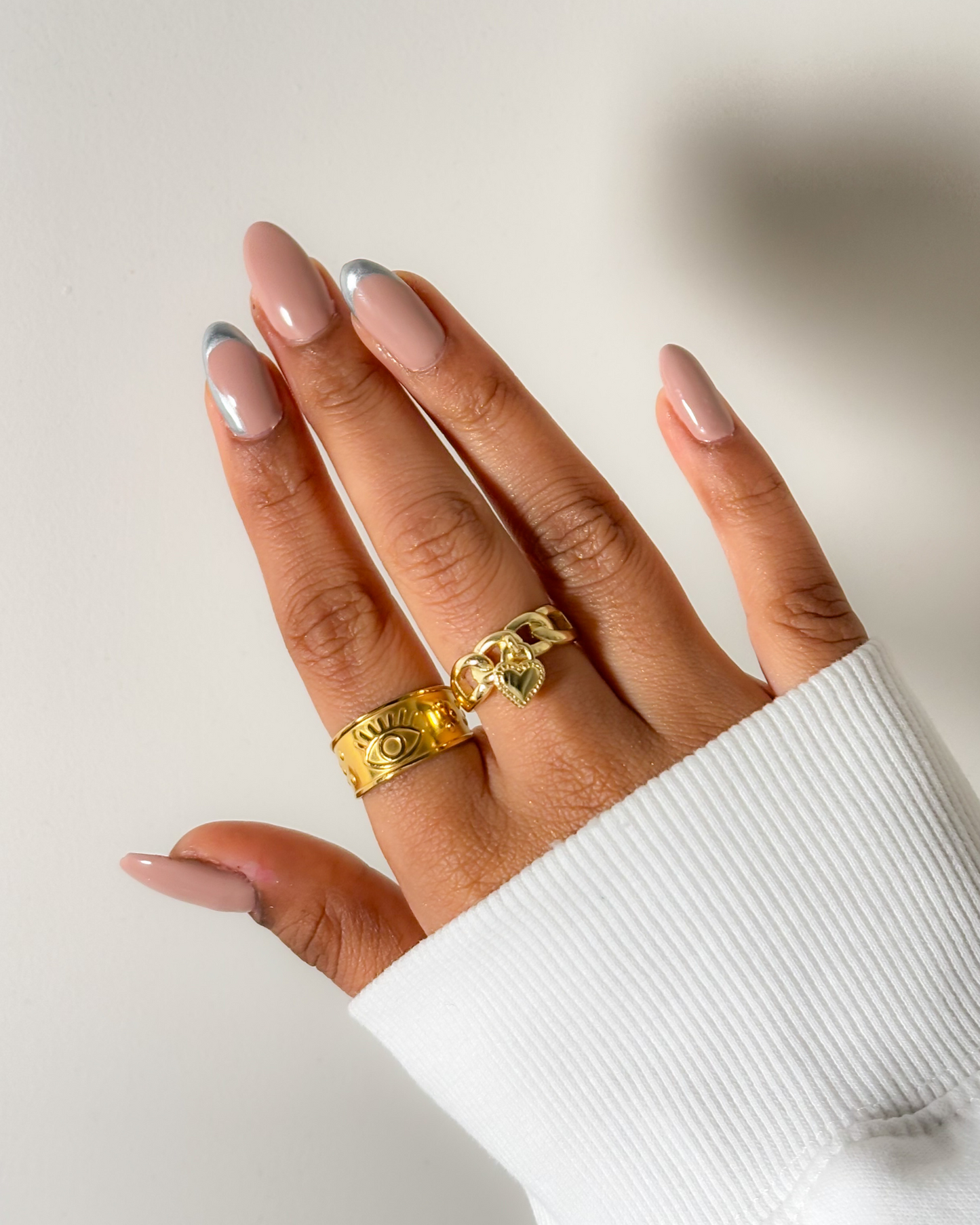 Heart Charm Ring  - 18K Gold Plated | Waterproof | Anti-Tarnish