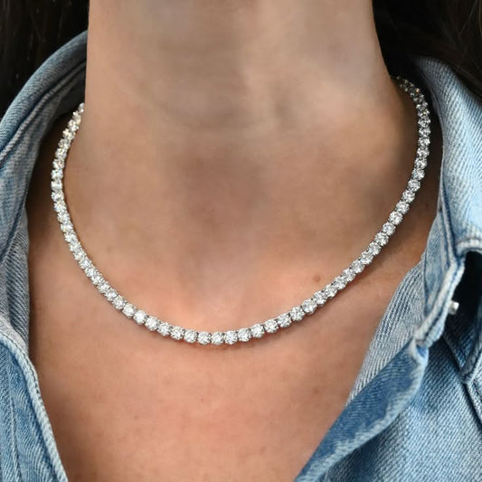 Tennis Chain Necklace - 18K Gold Plated | Waterproof | Anti-Tarnish