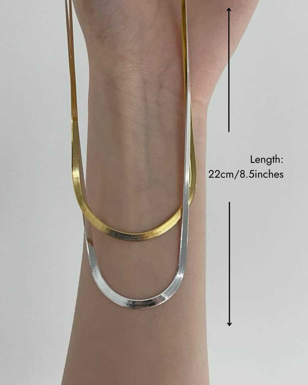 Snake Chain Necklace – 4 MM