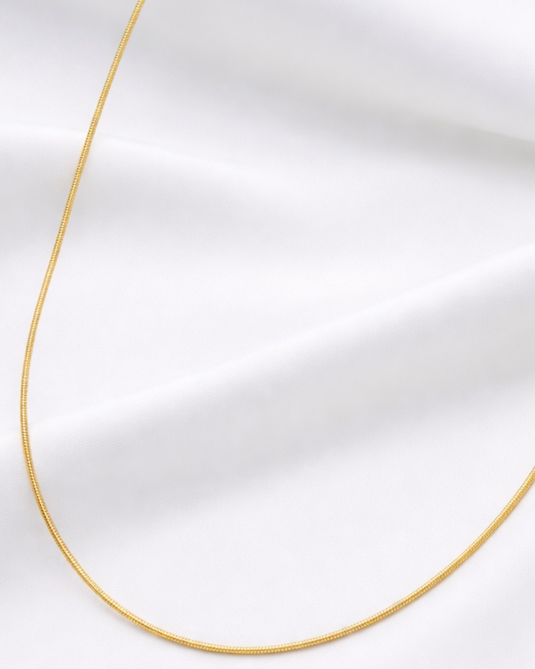 Men's Long Plain Chain Necklace