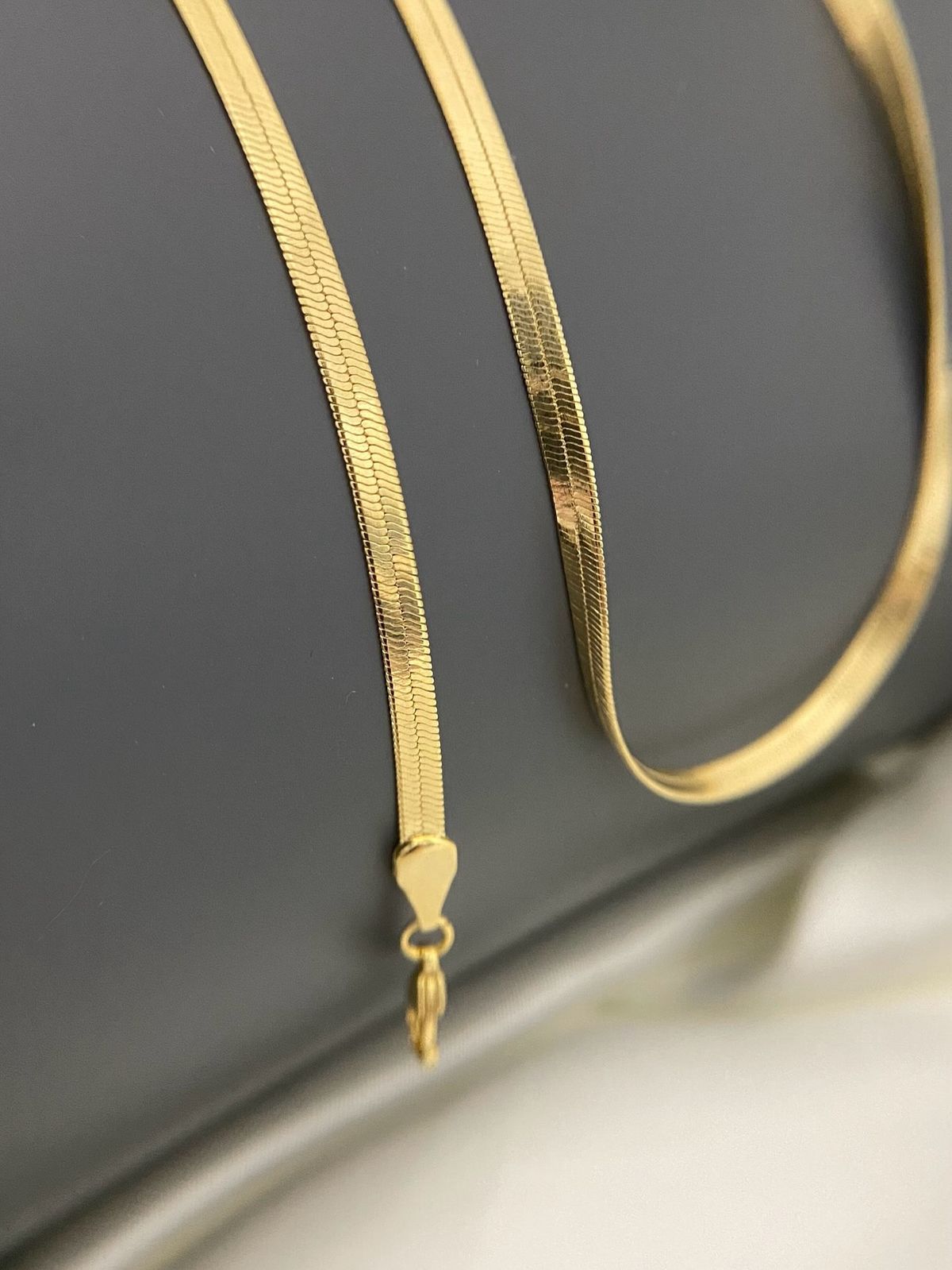 Men's Gold Snake Chain Necklace