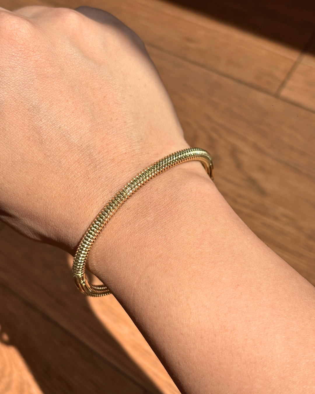Aurea Stack – 18k Gold Plated Bracelet Bangles (Set of 5 or Buy Individually)