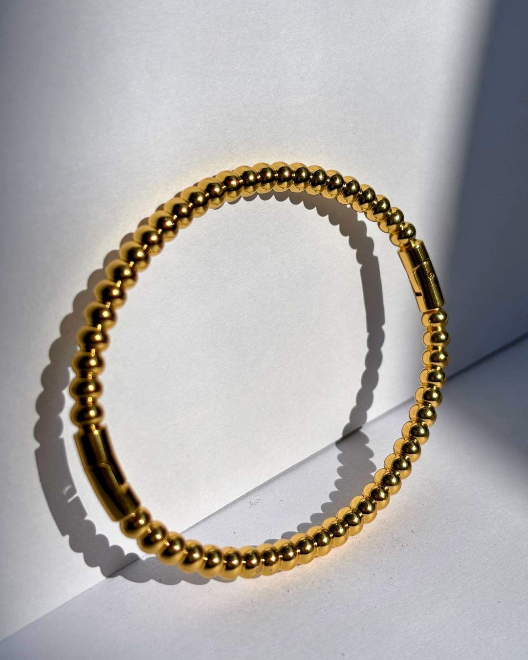 Aurea Stack – 18k Gold Plated Bracelet Bangles (Set of 5 or Buy Individually)