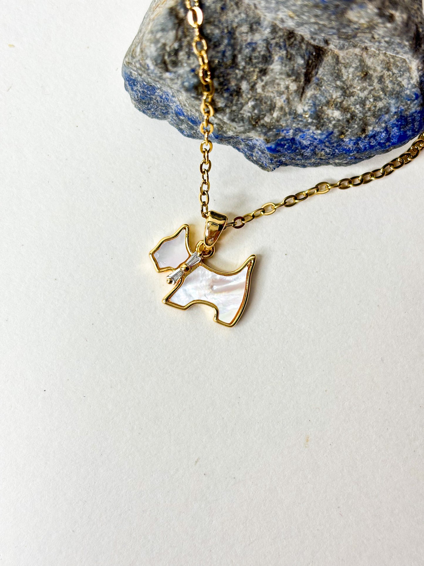 Dog Pendant Necklace - 18K Gold Plated | Waterproof | Anti-Tarnish