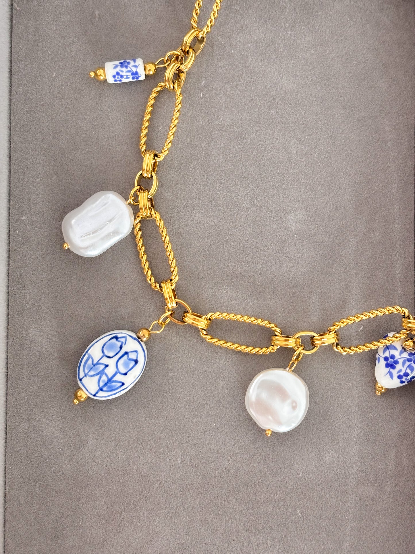 Amalfi Charm Necklace - 18K Gold Plated | WATERPROOF | ANTI TARNISH