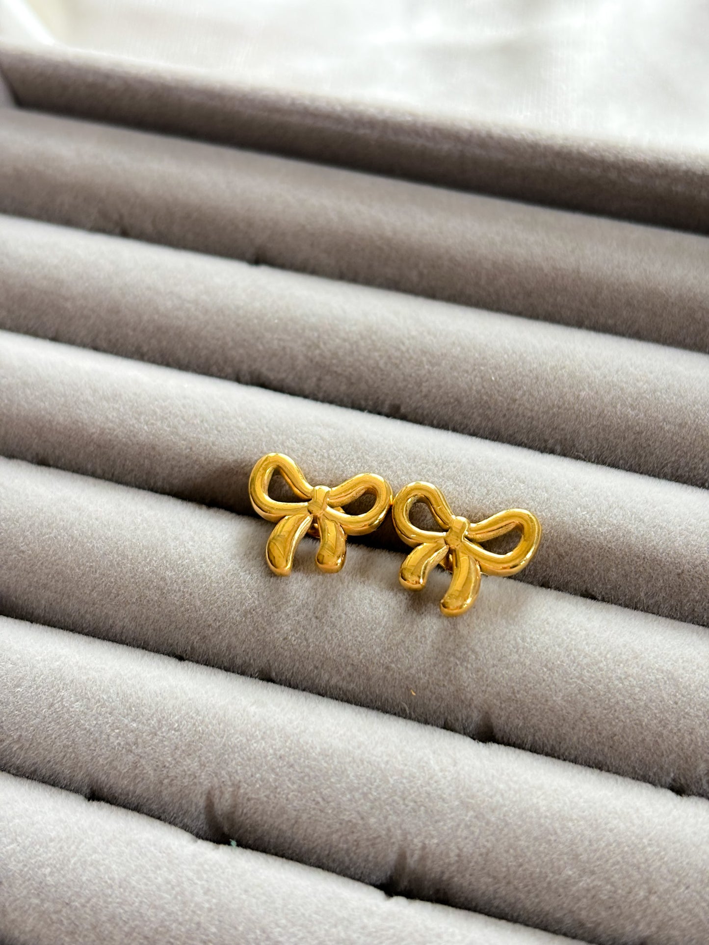 Petite Bow Earrings - 18K Gold Plated | Waterproof | Anti-Tarnish