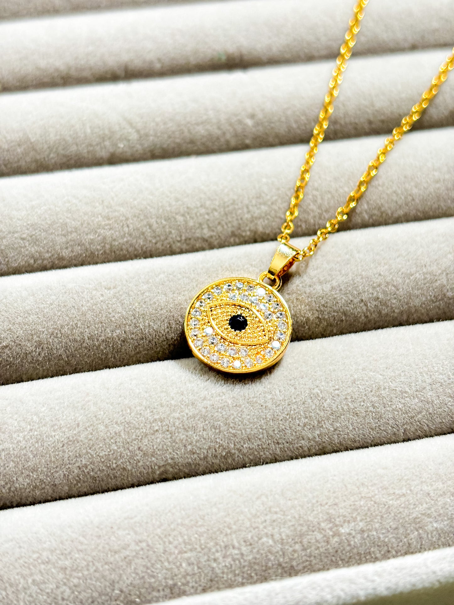 Evil Eye Necklace - 18K Gold Plated | Waterproof | Anti-Tarnish