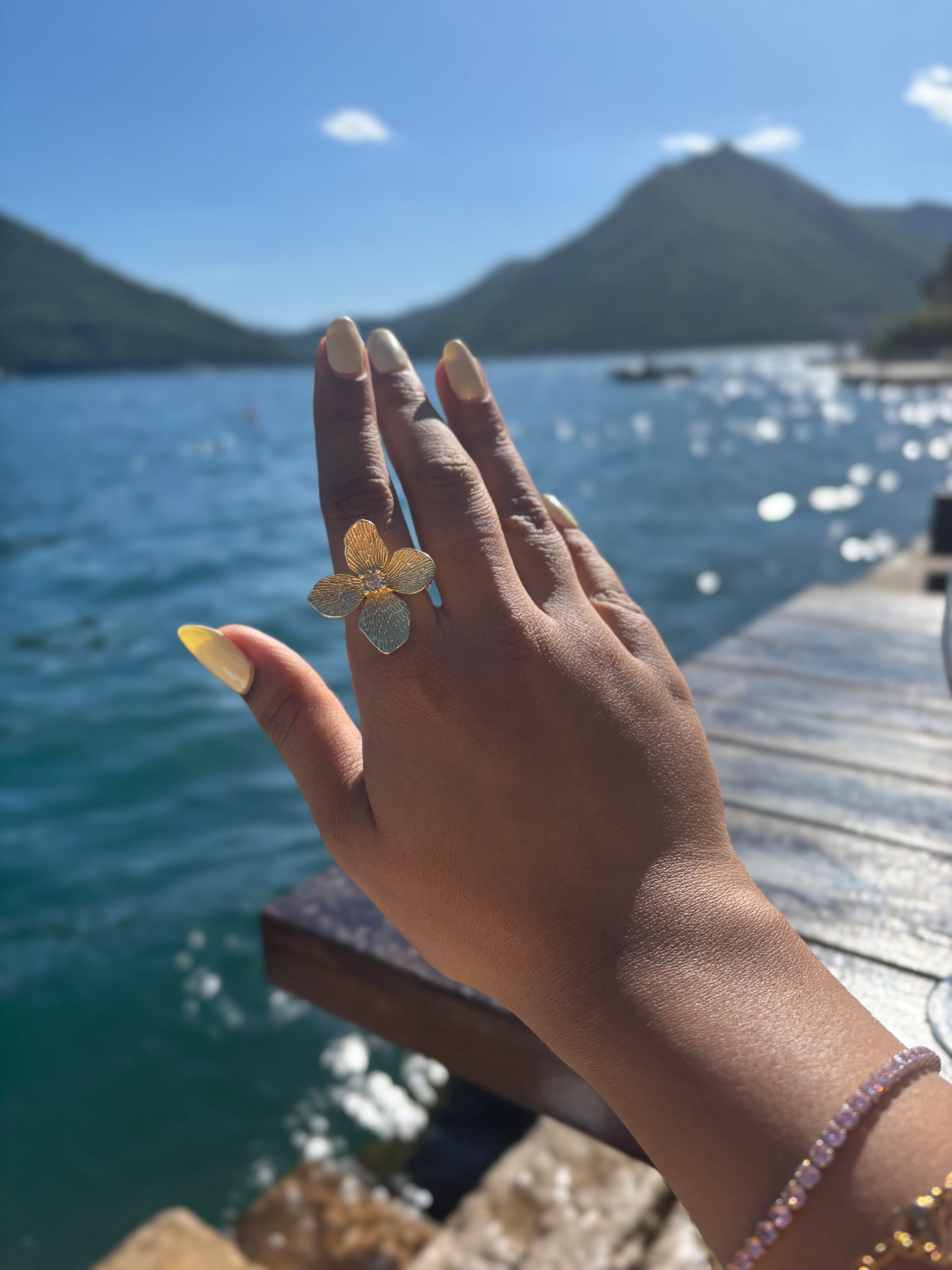Floral Statement Ring | WATERPROOF | ANTI-TARNISH| DAILY WEAR
