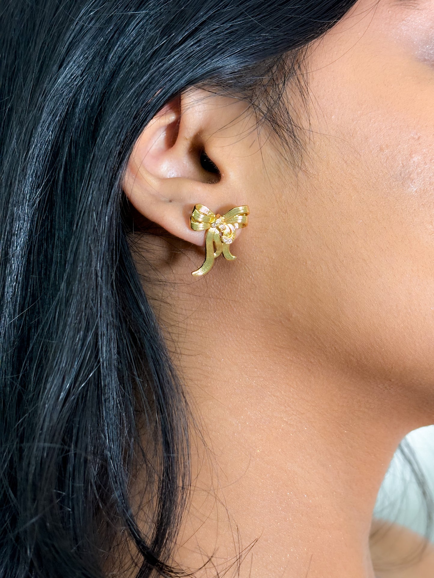 Charm Bow Earrings - 18K Gold Plated | Waterproof | Anti-Tarnish