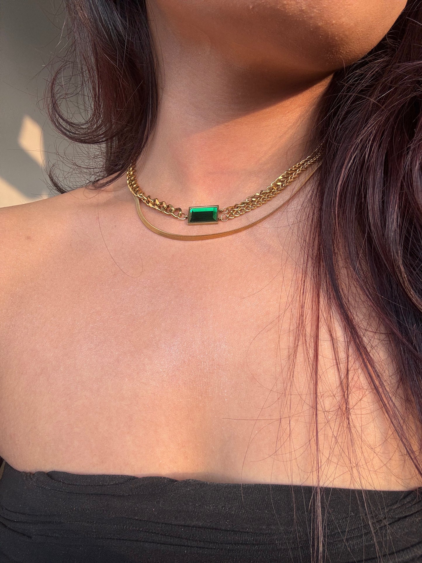 Cuban Link Chain Necklace - 18K Gold Plated | Waterproof | Anti-Tarnish