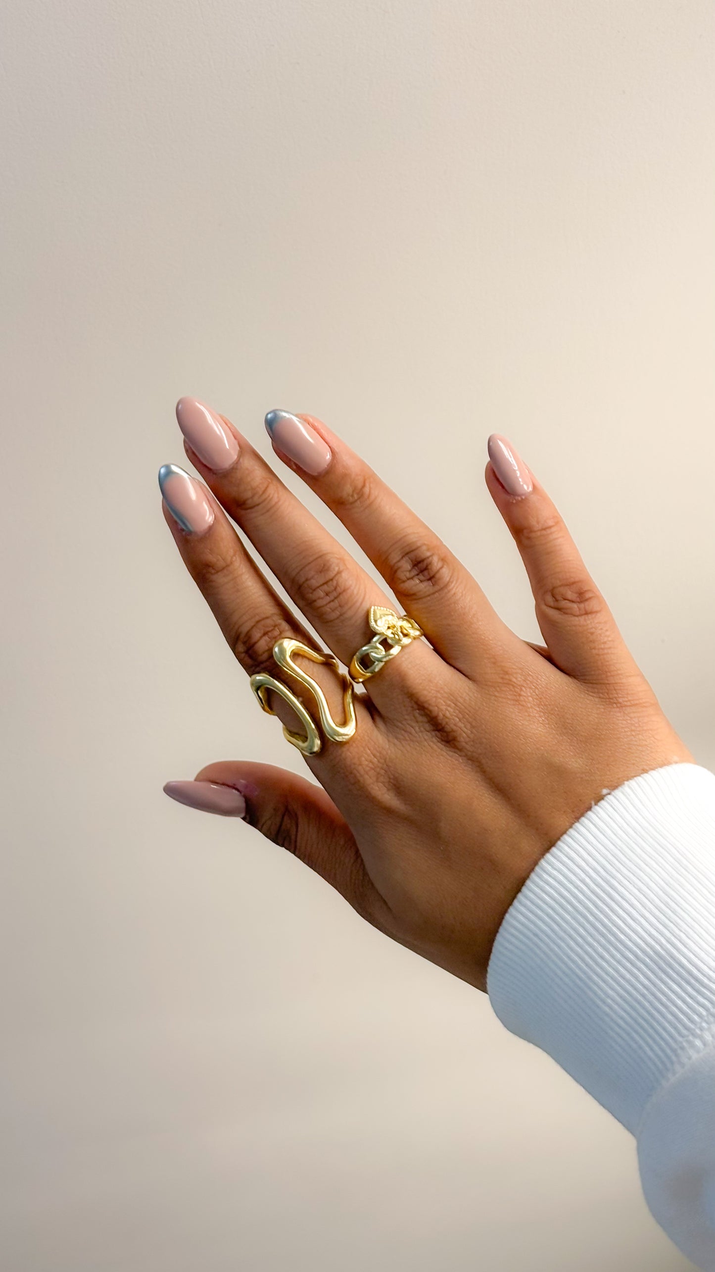 Asymmetrical Ring  -  18K Gold Plated | Waterproof | Anti-Tarnish
