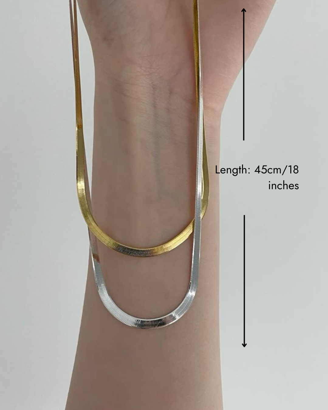 Men's Gold Snake Chain Necklace
